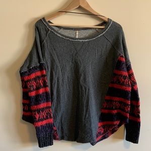 Free People oversized sweater. Size XS.